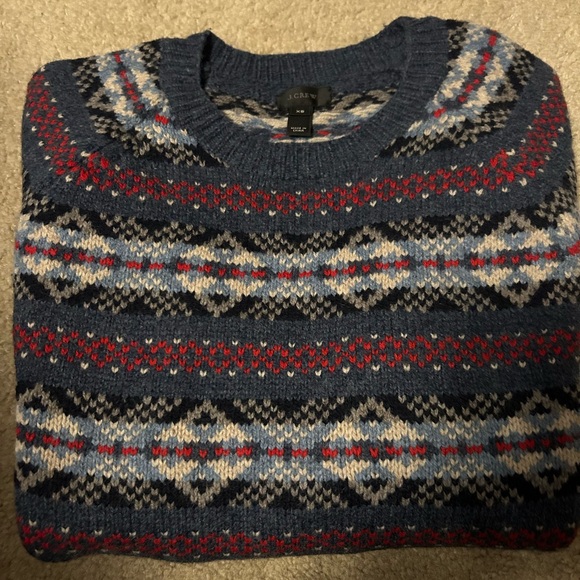 J. Crew Other - J Crew fair isle wool sweater (x-small)